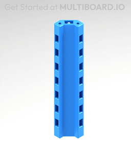 4 MU - L Multiboard Beam 3d model