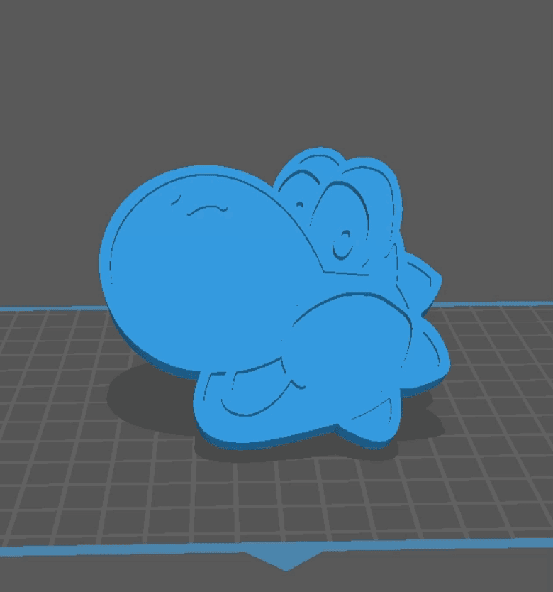 Tête de Yoshi 3d model