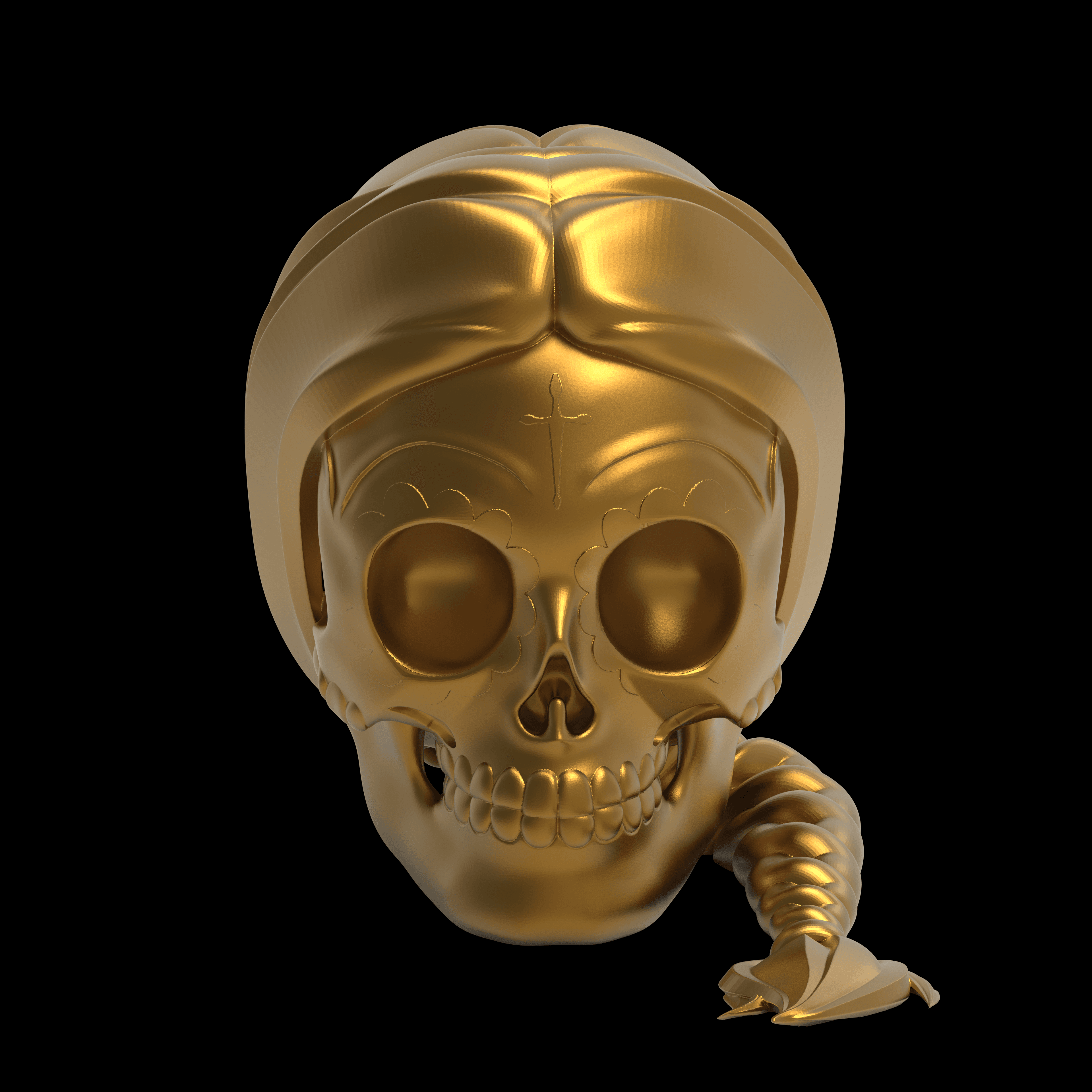 Lady Skull 2 3d model