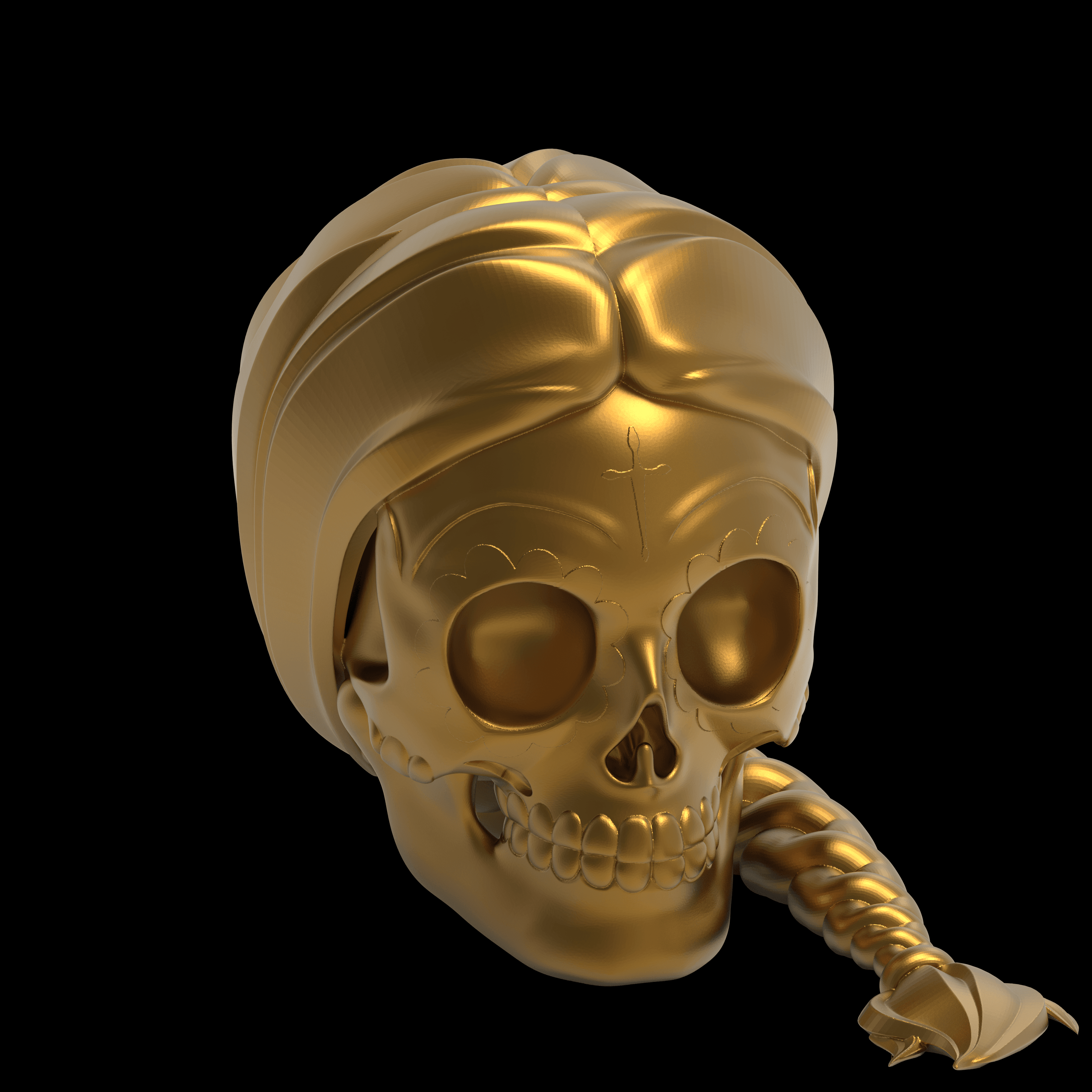 Lady Skull 2 3d model