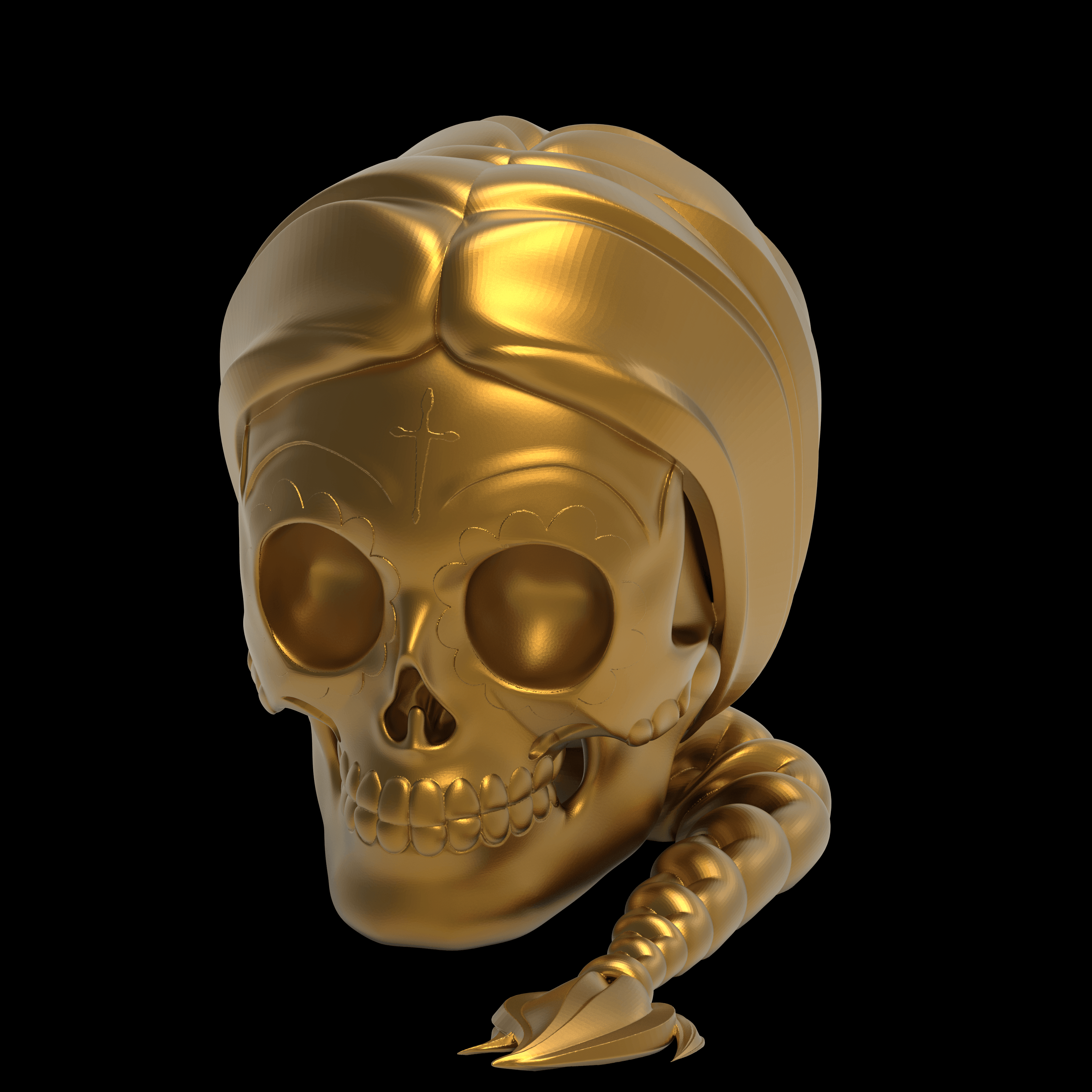 Lady Skull 2 3d model