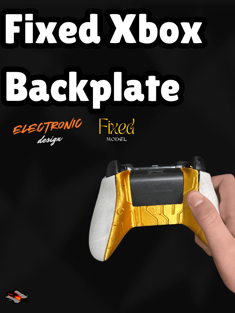 Electronic Xbox Backplate (Fixed) 3d model