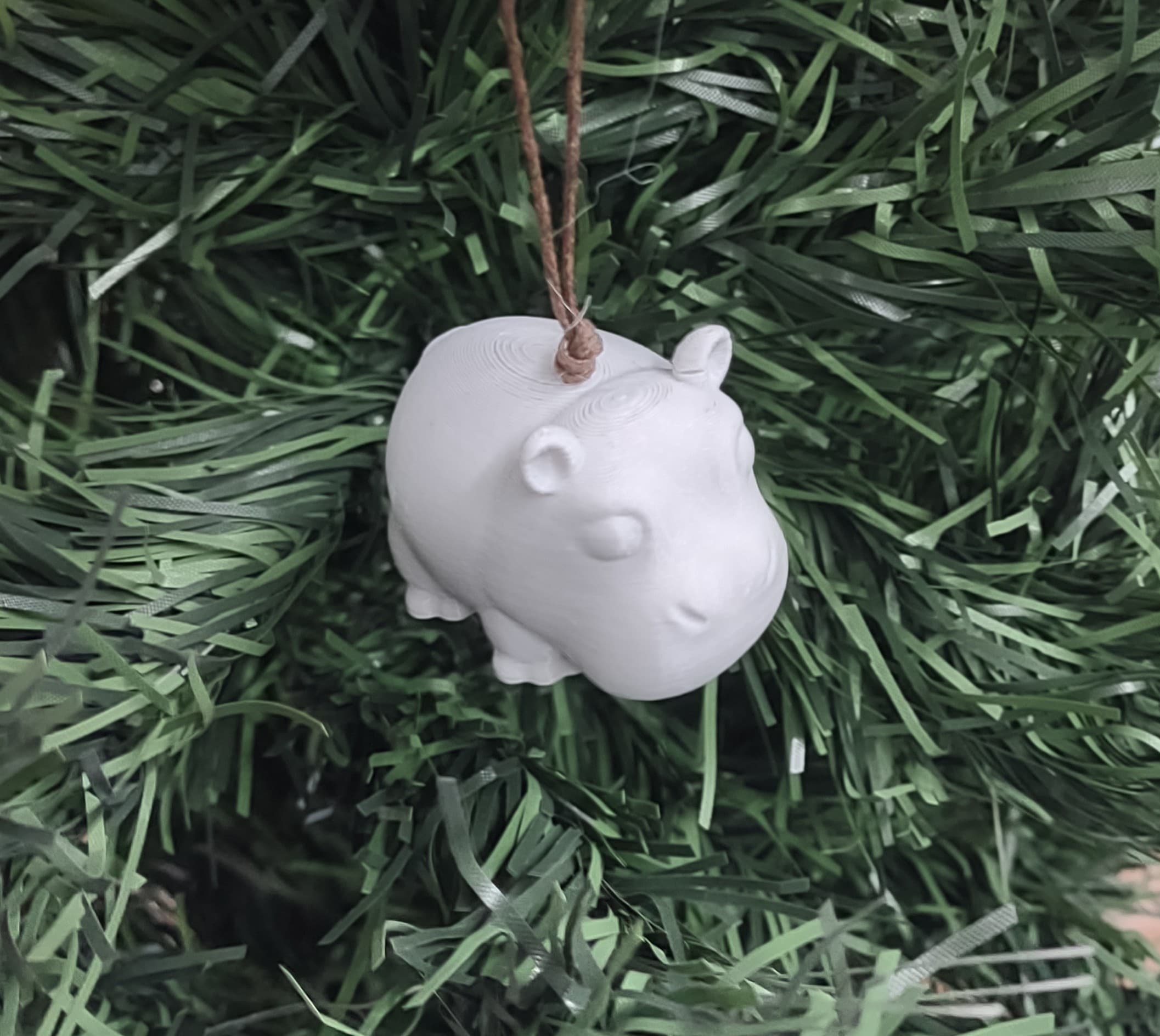 A Hippopotamus for Christmas 3d model