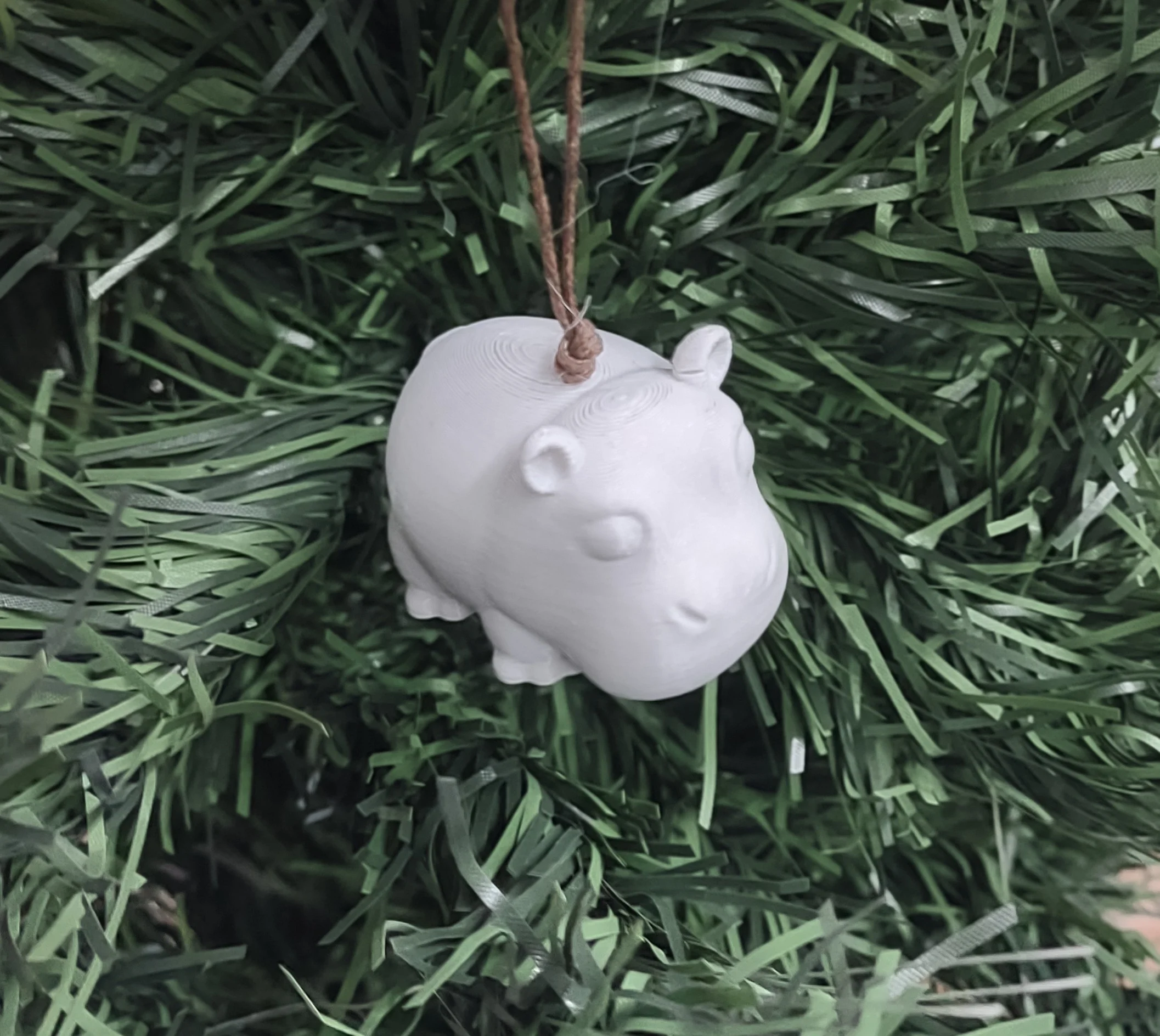 A Hippopotamus for Christmas 3d model
