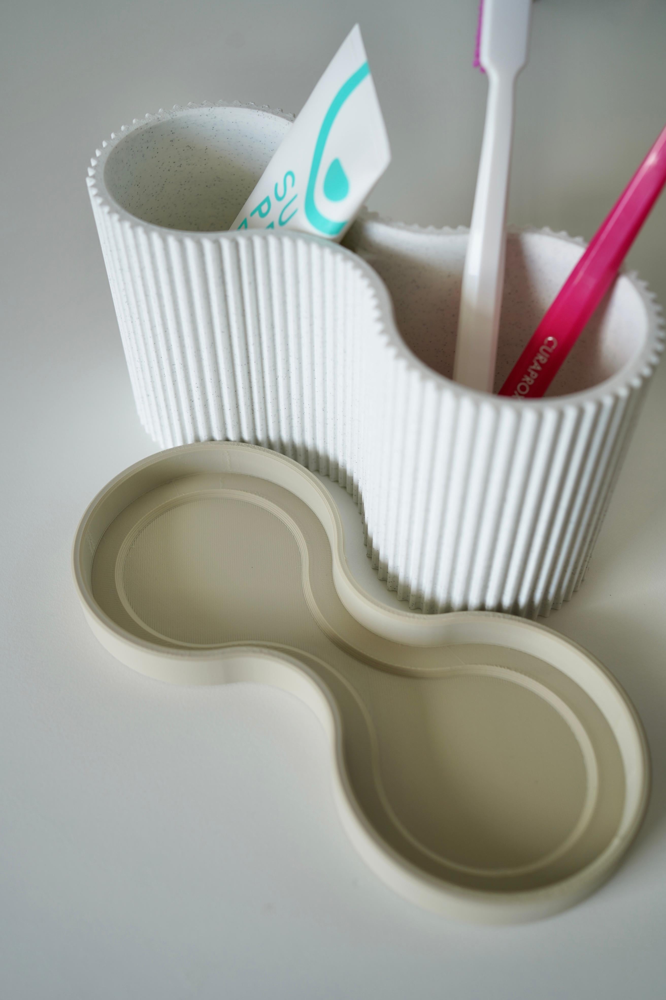 SNOOVA toothbrush bathroom organizer 3d model