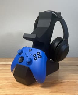 Dual Xbox Controller and Headset Holder 3d model