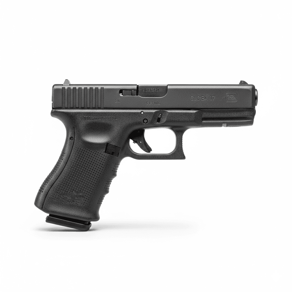 Handguns : Glock 17 Tactical Combat Pistol 3d model