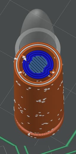 Functioning 3DP Ammo- PIP- 300 Blackout 3d model
