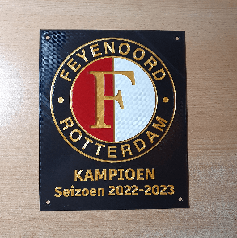 Feyenoord Champion sign 2022-2023 3d model