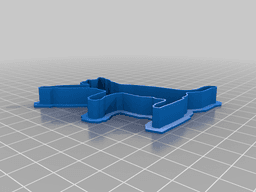 Thinner cat cookie cutters - 6 pack 3d model