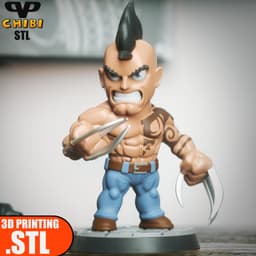 Daken Chibi STL for 3D Printing ChibiSTL 3DXM 3d model