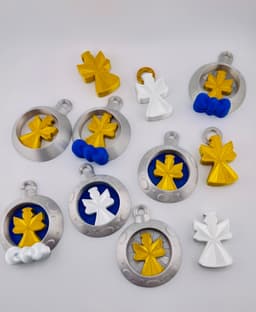 Angel Ornament Set 3d model