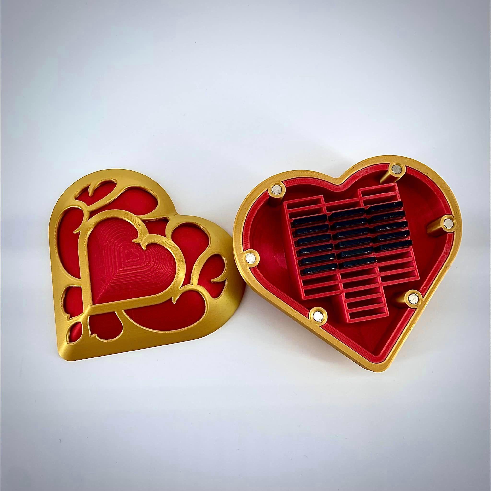 Heart Container Nintendo Switch Cartridge Case  3d model