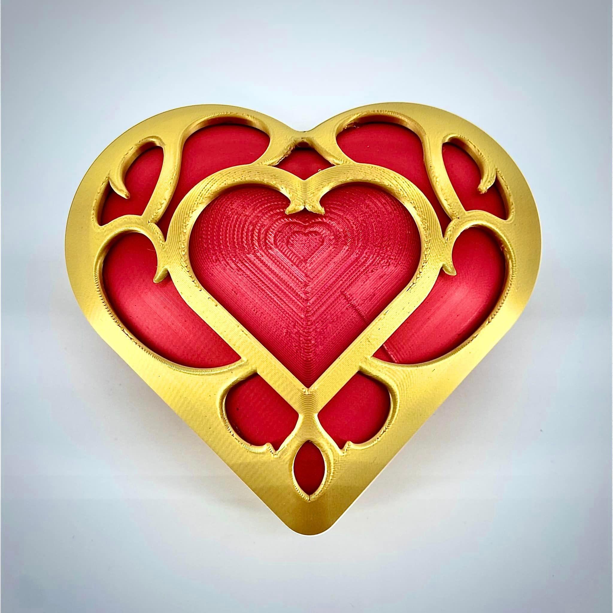 Heart Container Nintendo Switch Cartridge Case  3d model