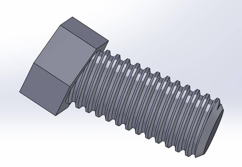 not square bolt.STL 3d model