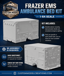 Frazer EMS Ambulance Bed Kit 1-64 Scale 3d model