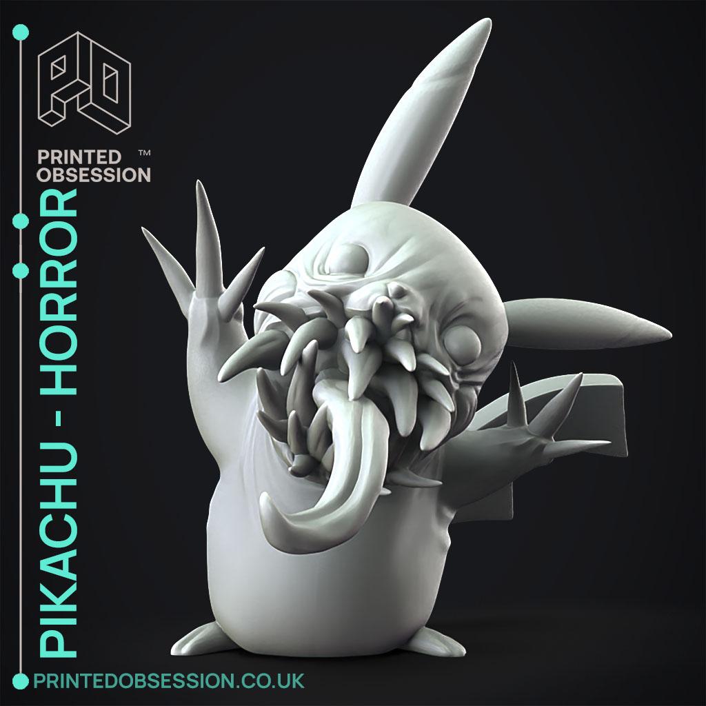 Pikachu Horror - Pokemon - Fan Art 3d model