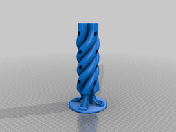 Helical and rotaty Battery dispenser 3d model