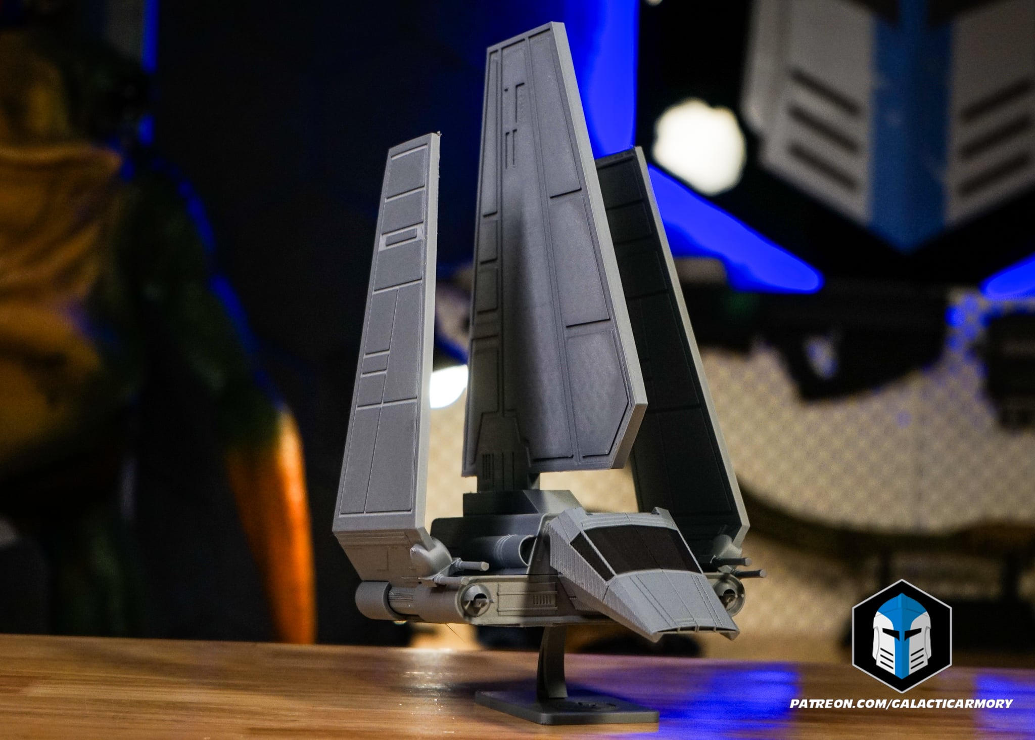 Lambda Shuttle Vehicle Kit Card - 3D Print Files 3d model