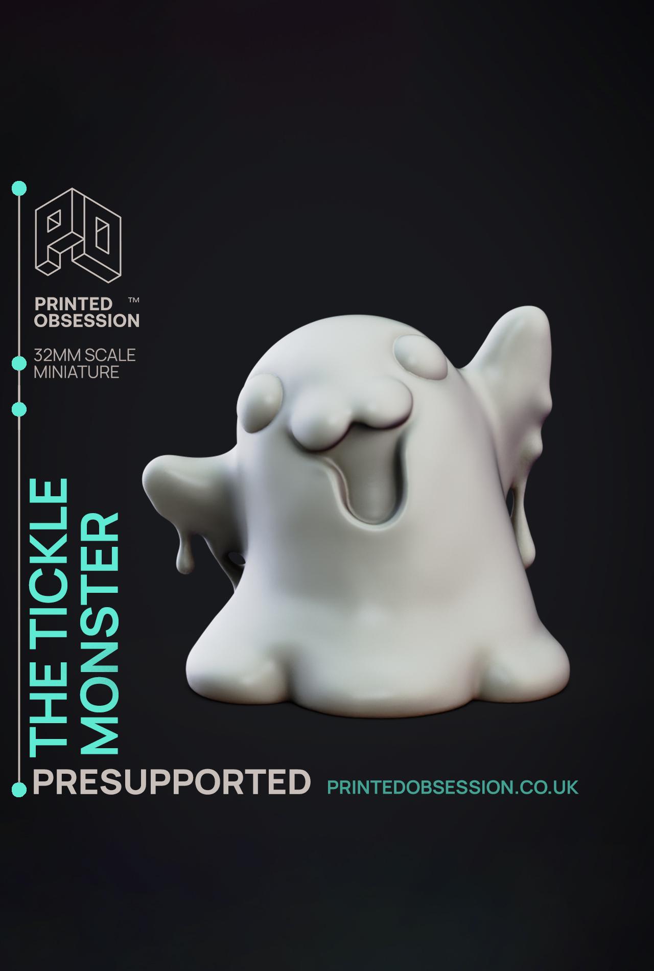Tickle Monster - SCP - PRESUPPORTED - Illustrated and Stats - 32mm scale			 3d model