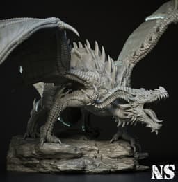 Young Red Dragon 3d model
