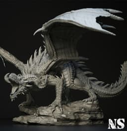 Young Red Dragon 3d model