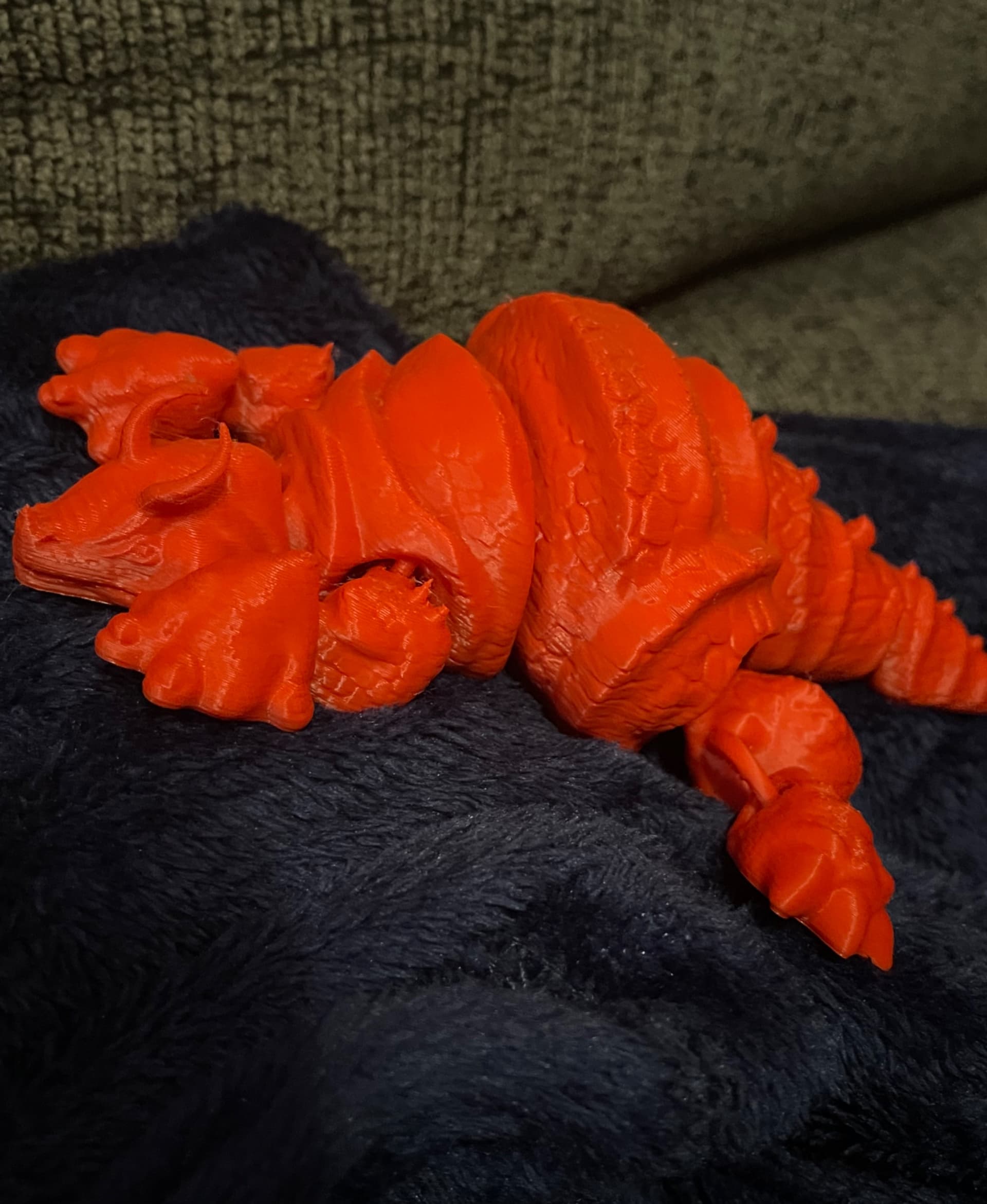 Tubbums the articulated lizard 3d model