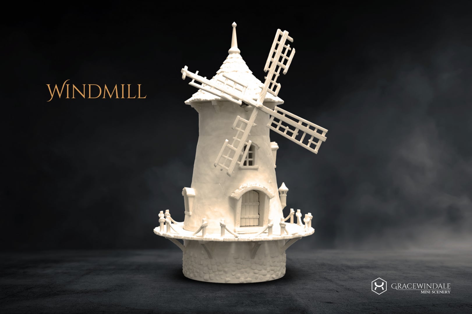 Old Windmill 3d model