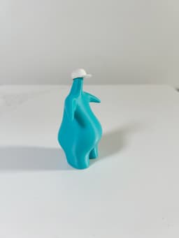 Tiny Ted with Ball Cap 3d model