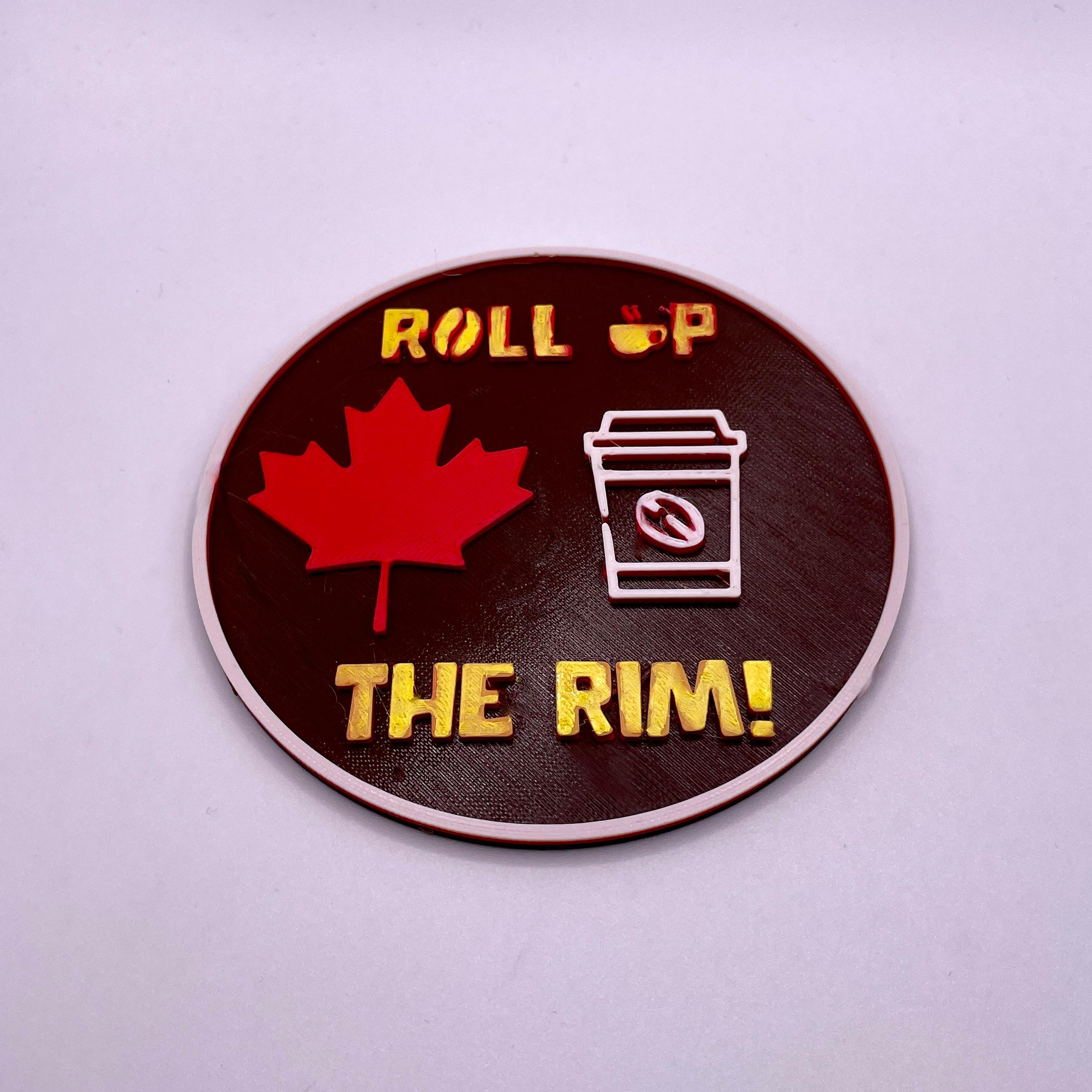 Canadian "Roll Up" Coaster 3d model
