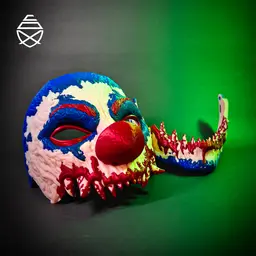 Clown Mask 3d model