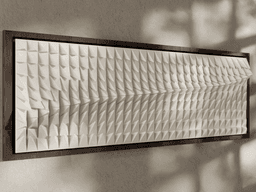 3D Wall Sculpture, The Sinusoidal Line 3d model