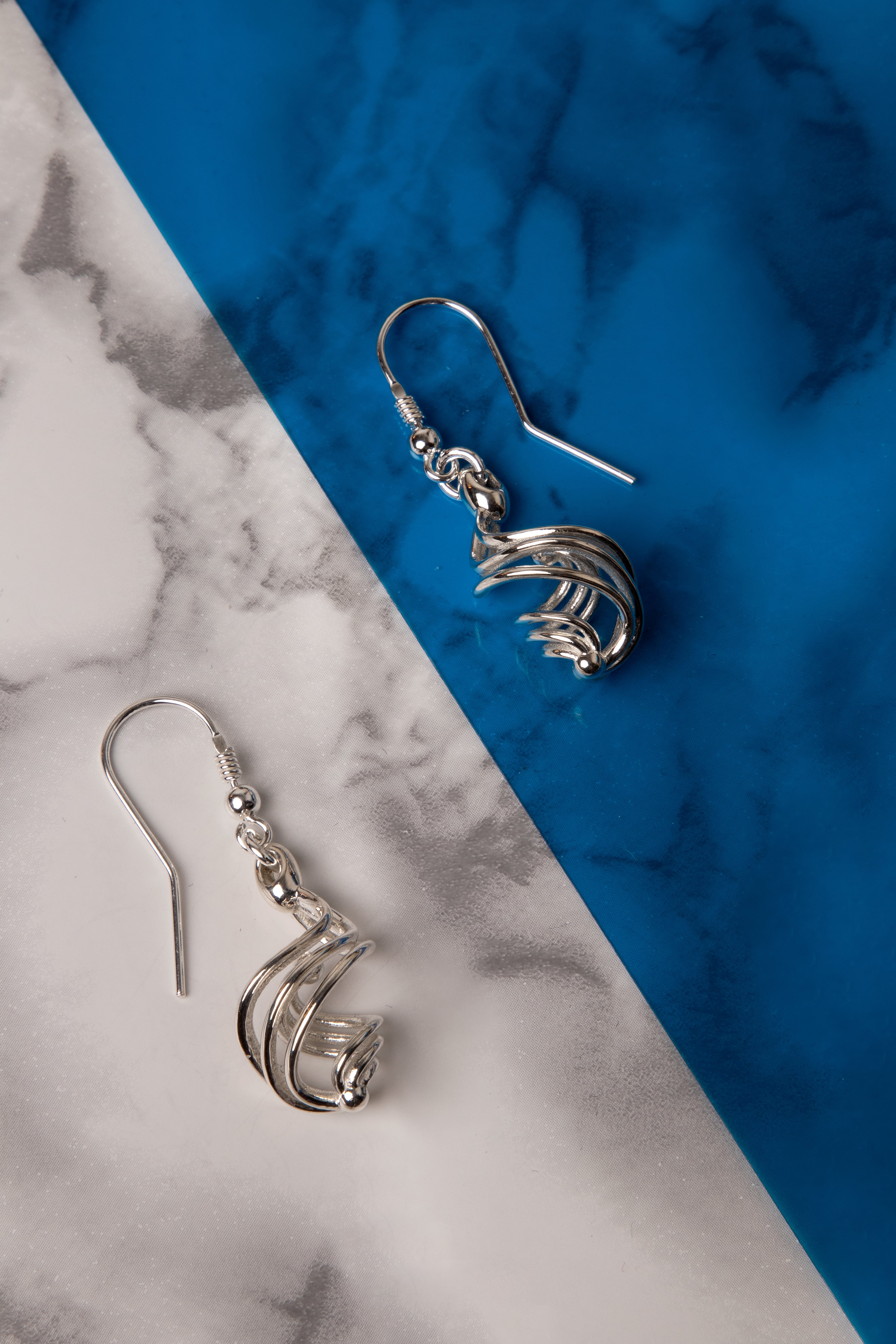 Convoluted Earrings 3d model
