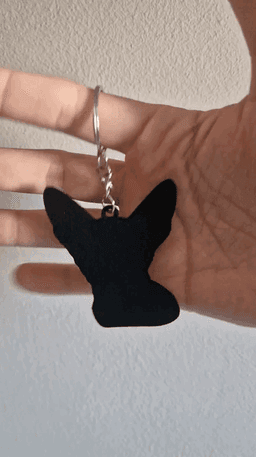 Peterbald keychain 3d model