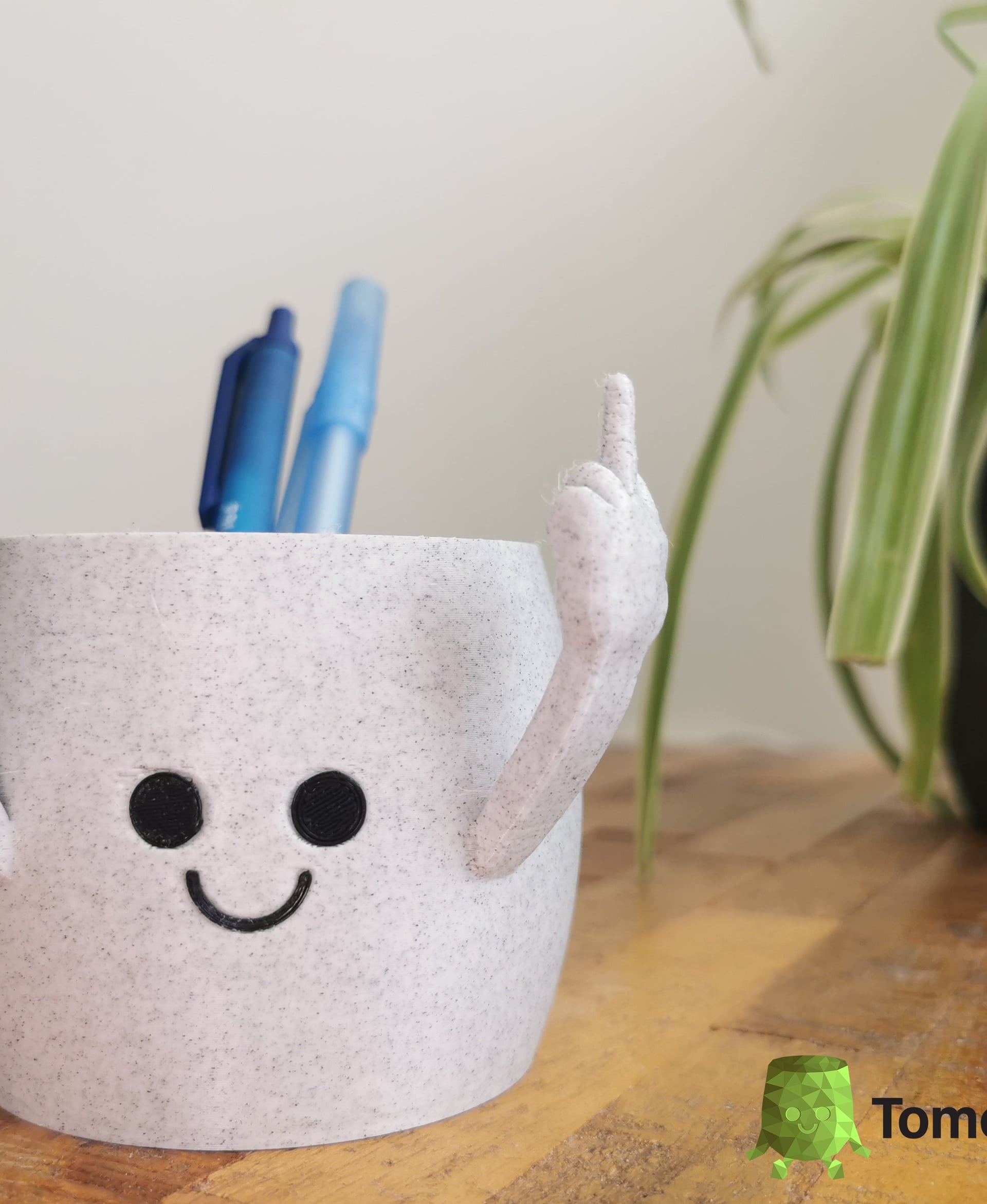 Funny Plant Pots - Front View
- 3d model