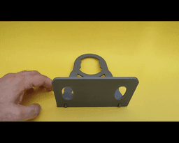 Foldable Outlet Phone Shelf β Secure Charging Holder (Portable Design) 3d model