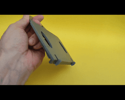 Foldable Outlet Phone Shelf β Secure Charging Holder (Portable Design) 3d model