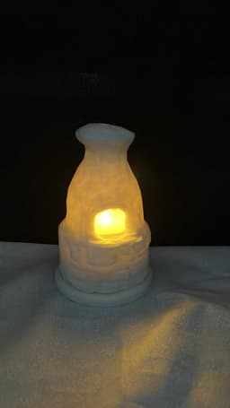 Rust Furnace Tea Light 3d model