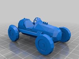Classic Dragster 3d model