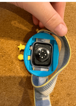 Tamagotchi case for Apple Watch - with strap 3d model