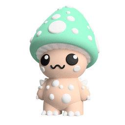 3D Printable Kaiju Mushroom Figure: Game of Shrooms 2025 3d model