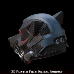 Si Fi Space Wolf Wearable Cosplay Helmet 3d model