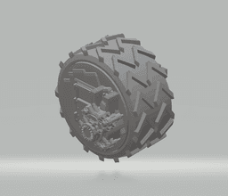 FHW: Ratheen Monowheel 3d model
