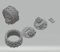 FHW: Ratheen Monowheel 3d model