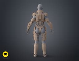 N7 Female Shepard Armor - Mass Effect 3d model