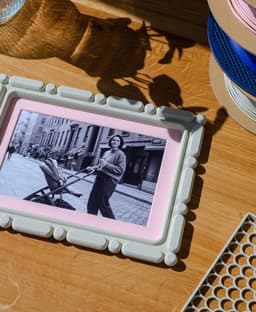 Modern Japanese Style Picture Frame with Clean Geometry for 105x150mm Photos, DIN A6 Postcards, STL 3d model