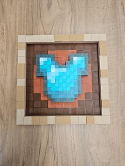 Minecraft Diamond Chestplate (NO AMS Needed) 3d model