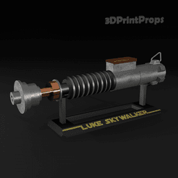 Luke Skywalker ROTJ V2 lightsaber - Star Wars 3d model