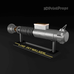 Luke Skywalker ROTJ V2 lightsaber - Star Wars 3d model