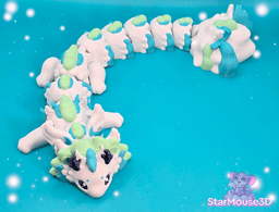 Sapphi the Spirit Dragon Flexi V2 3d model